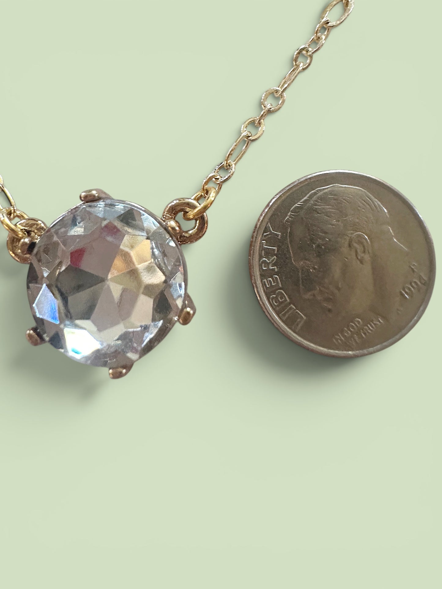 Rhinestone and Gold Vintage Bling - 1940s