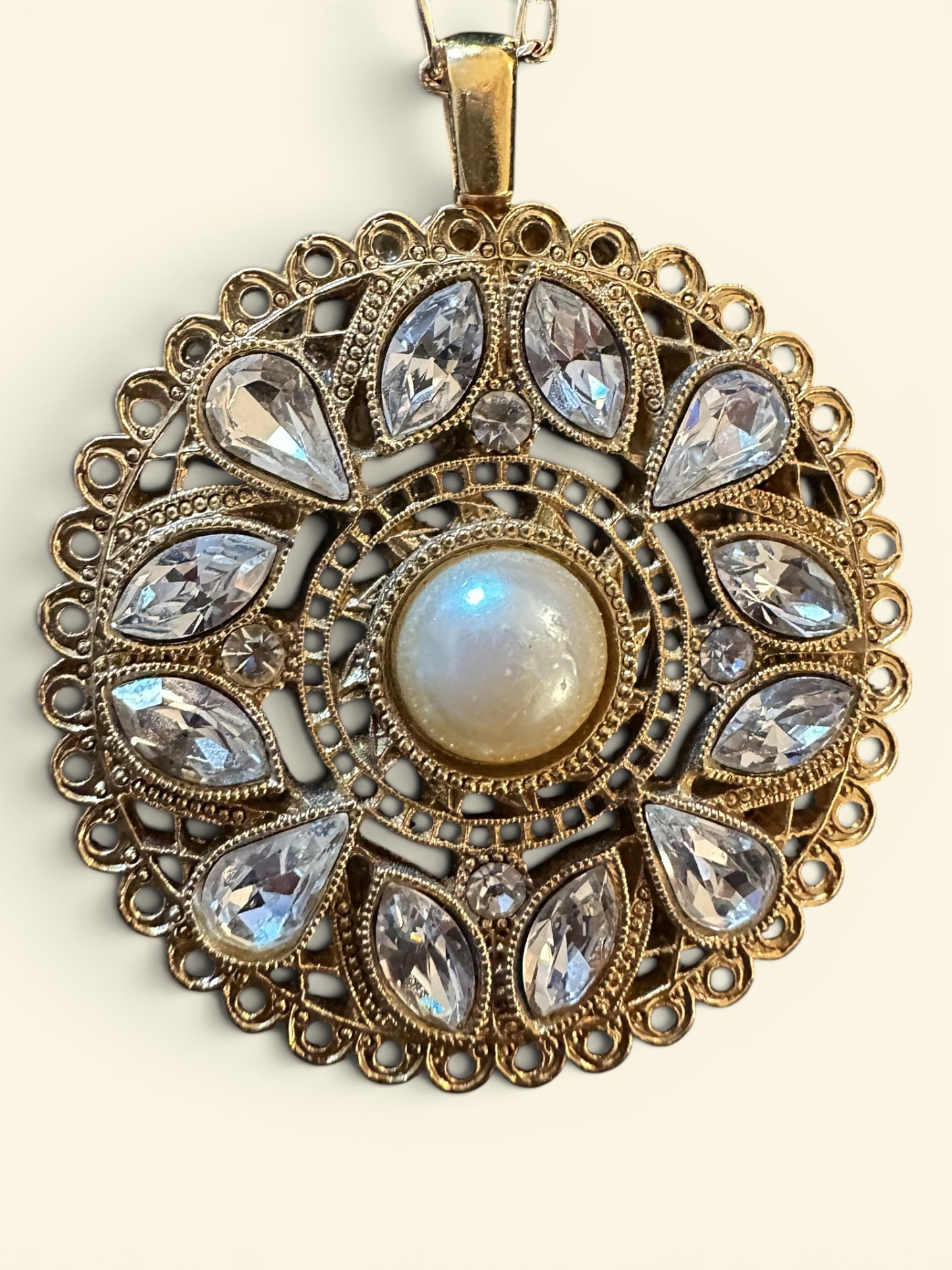 Rhinestone and Gold Vintage Bling - 1920s