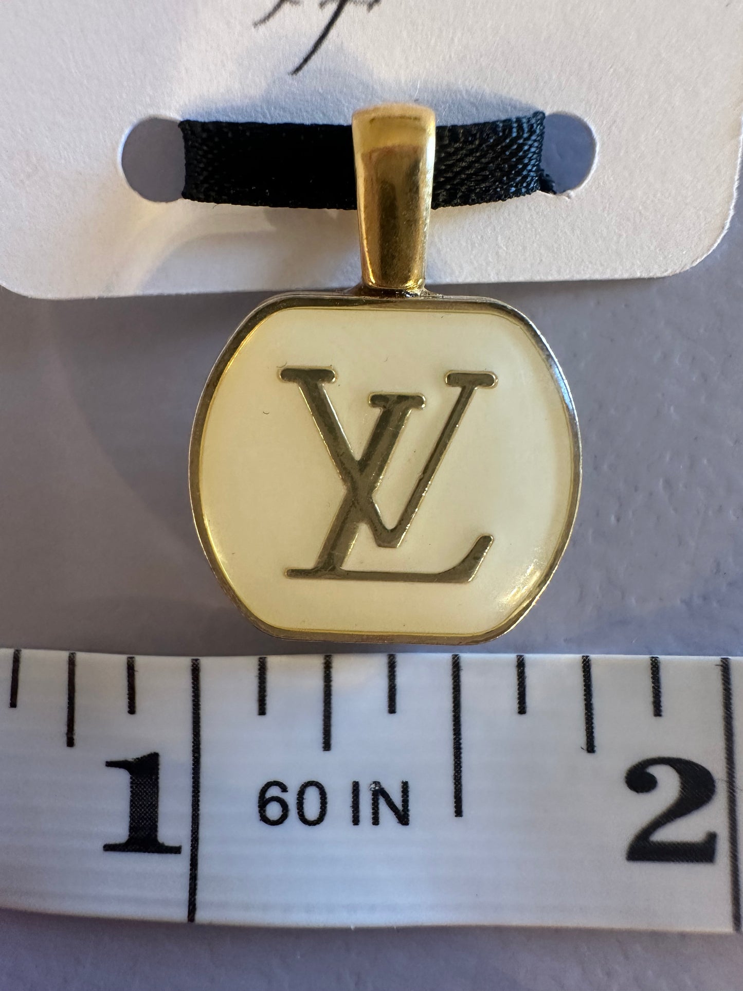 Louis Vuitton Ivory Button Pendant (with or without chain)
