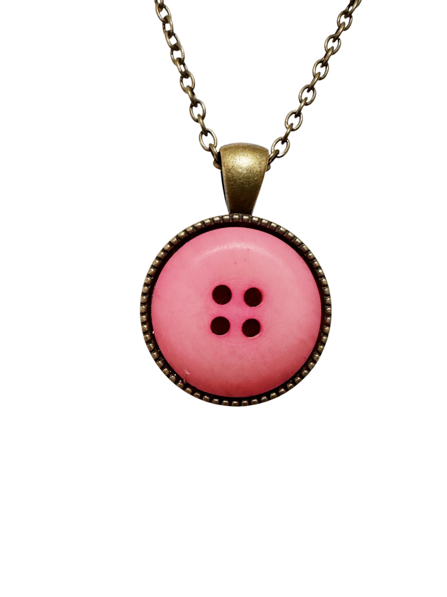 Double-Sided Cat Button Necklaces!