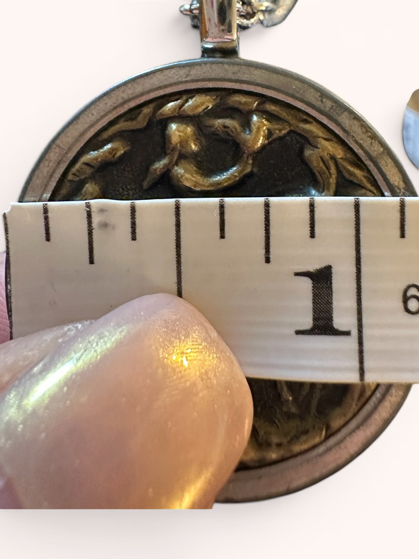 "Hunting Season" Victorian Era - Story button necklace