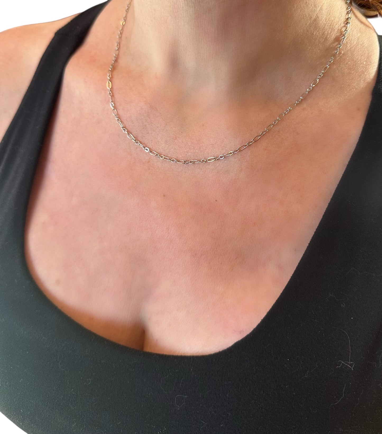 Chanel Rhinestone Silver Button Pendant (with or without chain)