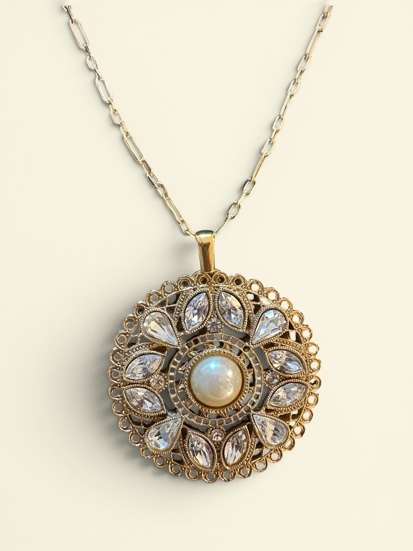 Rhinestone and Gold Vintage Bling - 1920s