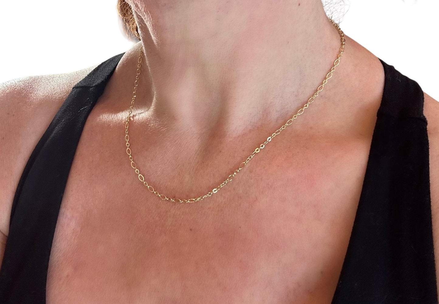 Chanel Black & Gold Button Pendant (with or without chain)