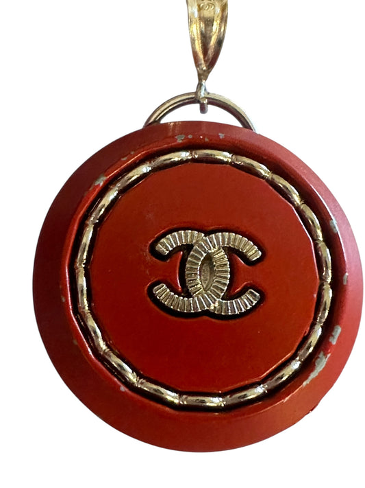 Chanel Red Button Pendant version 1 (with or without chain) SALE
